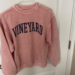 Pink vineyard sweatshirt